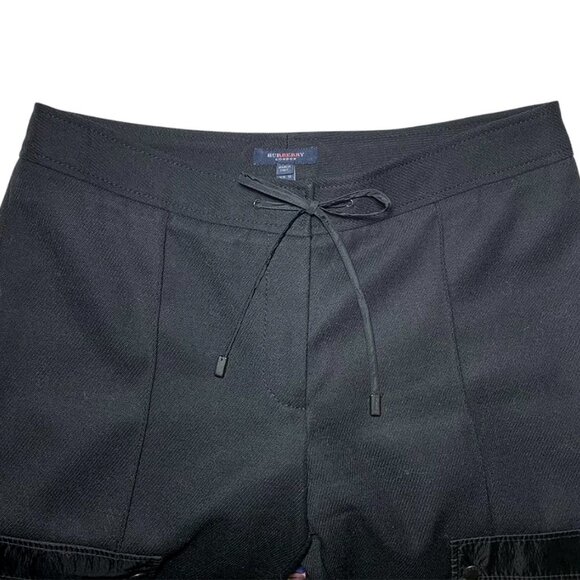 BURBERRY VIntagey- Wool Straight Leg Cargo Pants - Picture 4 of 9